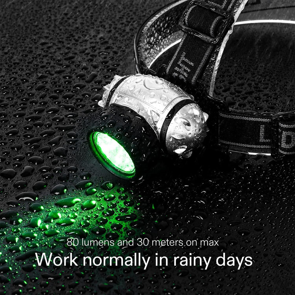 LED Grow Light Headlamp with 19 Bulbs, Adjustable Brightness for Indoor Horticulture