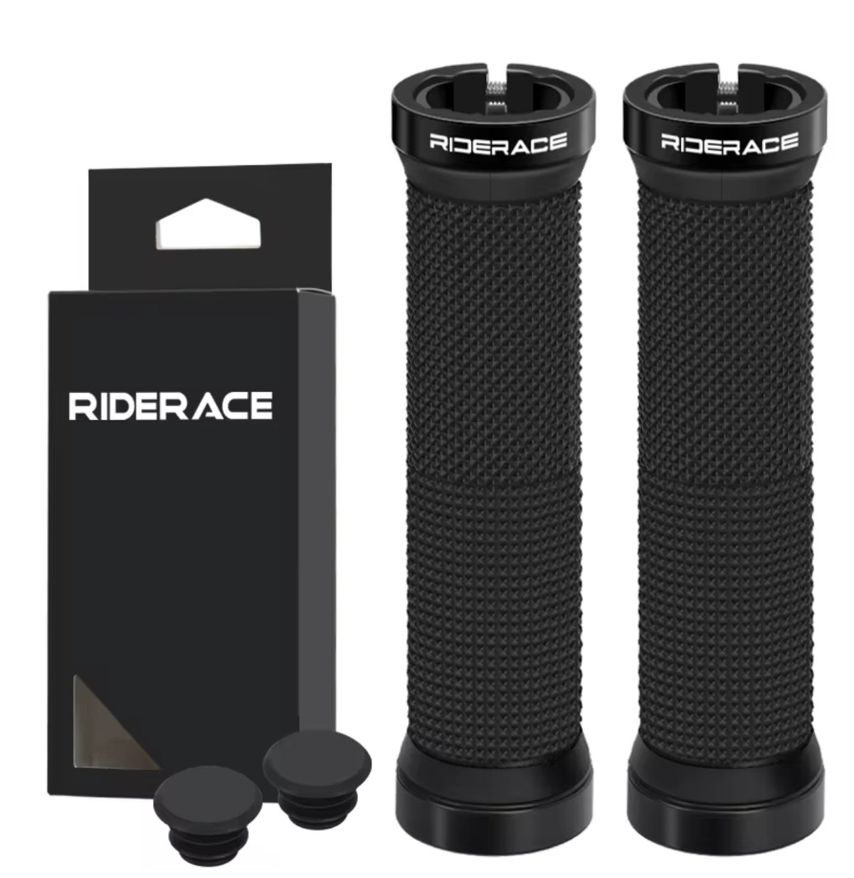 Lock-On Bicycle Handlebar Grips for Mountain Bikes - Comfortable MTB Cover