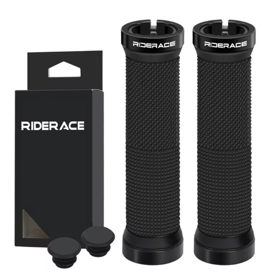 Lock-On Bicycle Handlebar Grips for Mountain Bikes - Comfortable MTB Cover