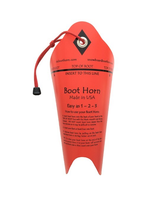 Ski Boot Horn for Easy Ski & Snowboard Boot Wearing - Durable, Portable