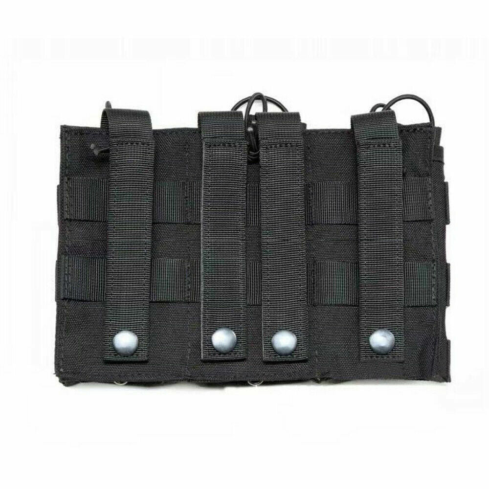 Tactical Molle Magazine Pouch - Triple Open Top Bag for 5.56/.223 Magazines