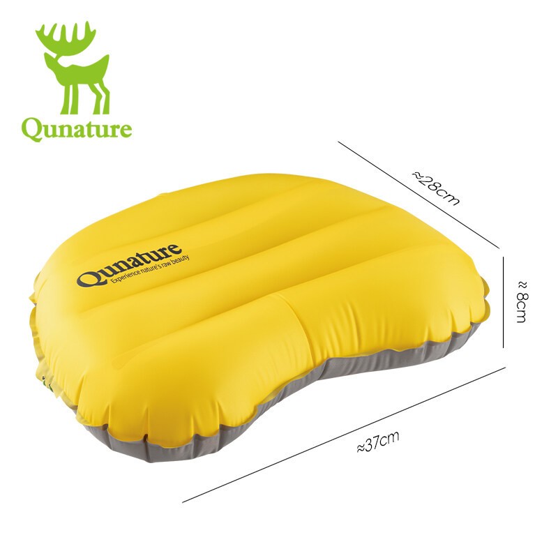 Lightweight Inflatable Camping Pillow with Neck Support - Compact & Waterproof