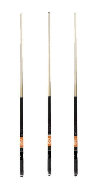 Solid Wood Pool Cue Stick 48 Inch Shorty Billiard Cue (Pack of 3) - Classic Sports