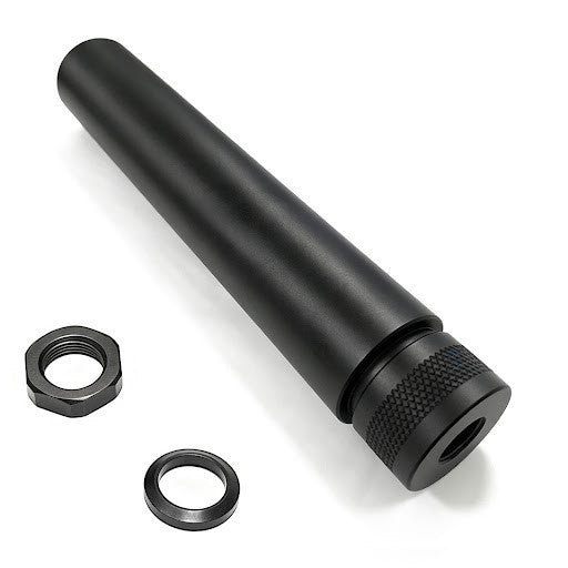 1/2X28 Aluminum Barrel Extension Compensator 5.5 Inch for 223 & 22LR Rifles