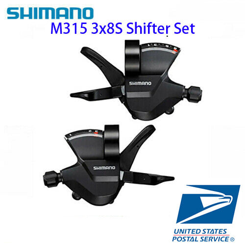 Shimano Altus Rapidfire Plus 3x8 Speed Trigger Shifter MTB Bicycle Parts