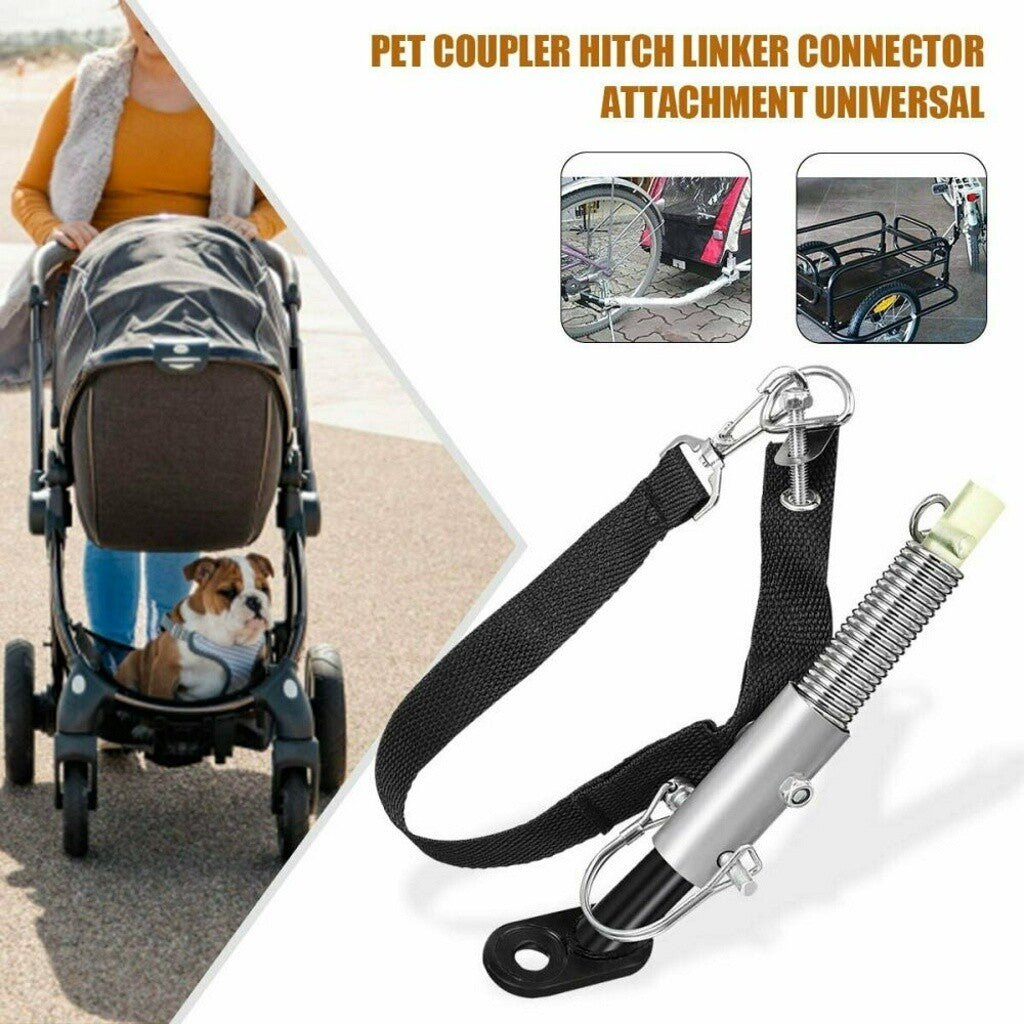 Bicycle Trailer Hitch Coupler Connector Alloy Bike Towing Attachment