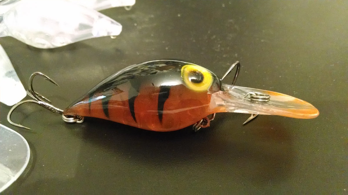 10 Pcs Unpainted Rattling Fishing Lure Blanks - Pre Rapala Wiggle Wart Reborn
