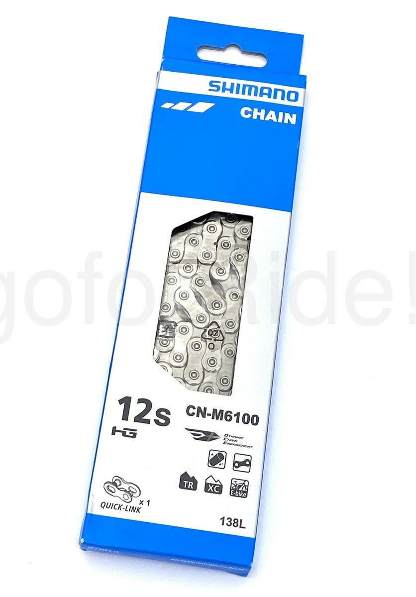 Shimano Deore HG 12-Speed Bicycle Chain with Quick Link 138 Links - MTB & Road