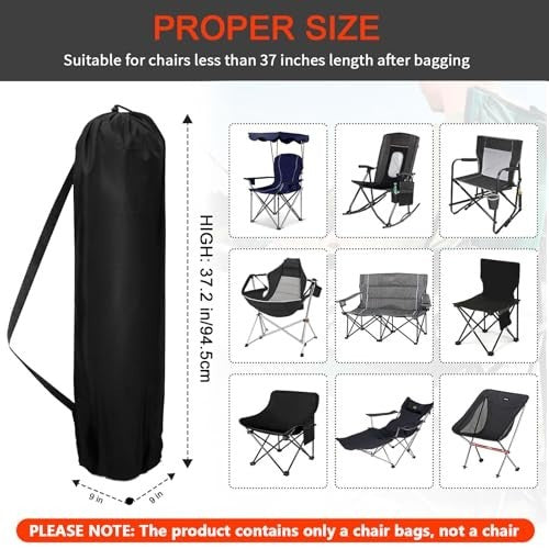 Camping Chair Replacement Bag Waterproof Folding Storage Pouch