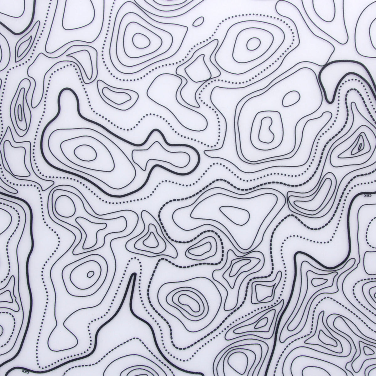 KYDEX Infused Topographic Map Camo Sheet - Multiple Sizes & Patterns