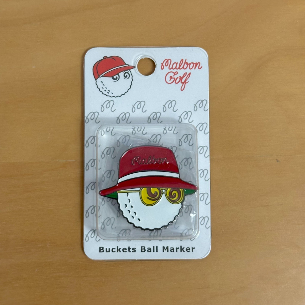 Golf Ball Marker with Magnetic Clip and Bucket Hat Accessory