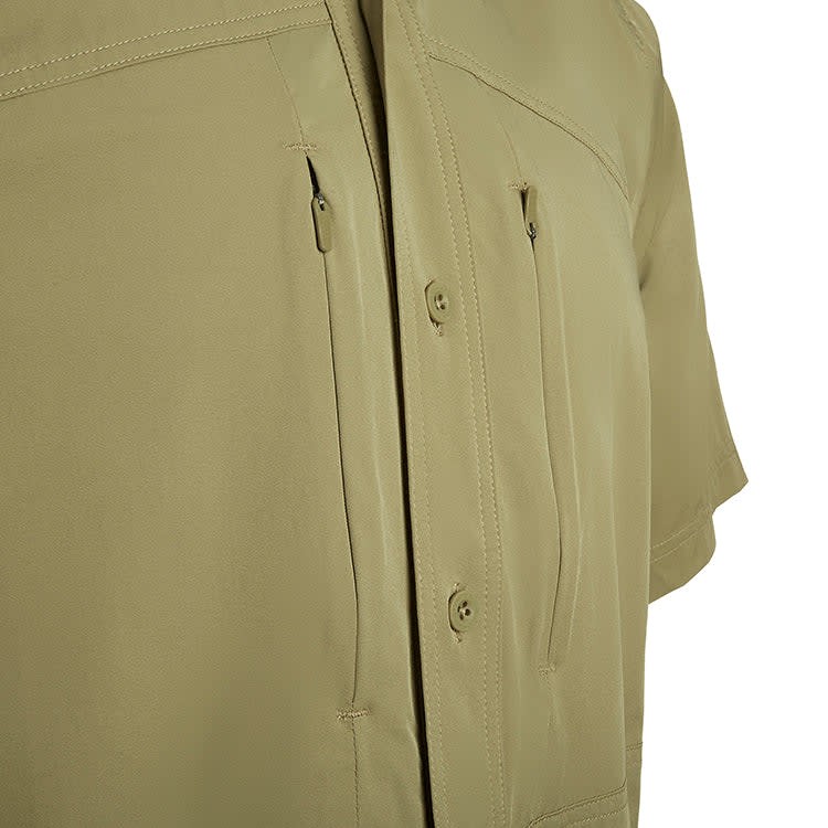Pnuma Outdoors Short Sleeve Shooting Shirt - Dark Herb UPF 30+