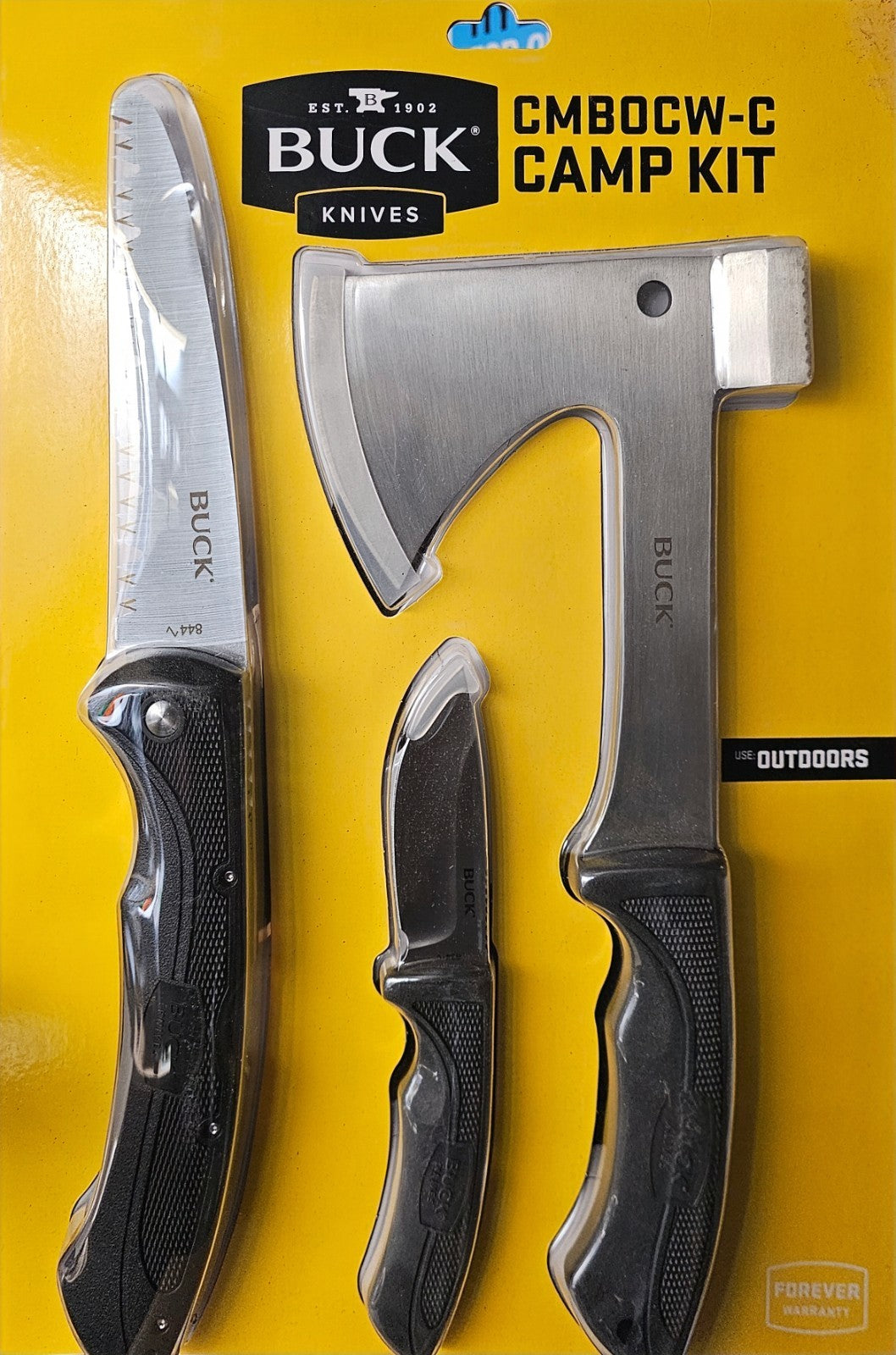 Buck Camping Knife and Saw Kit with Sheaths - Outdoor Wilderness Tools