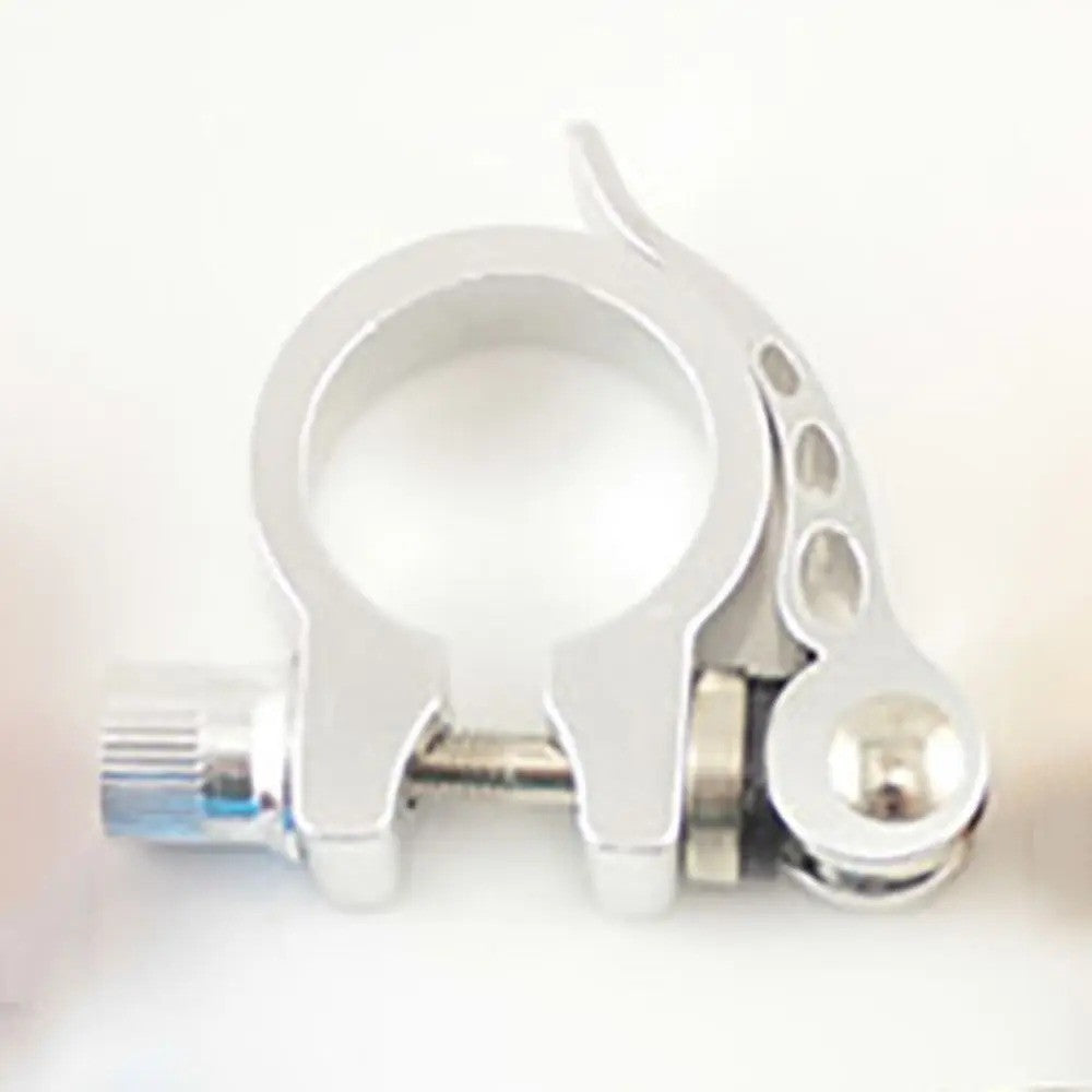 Bike Seat Clamp Quick Release Aluminum Alloy 25.4-34.9mm
