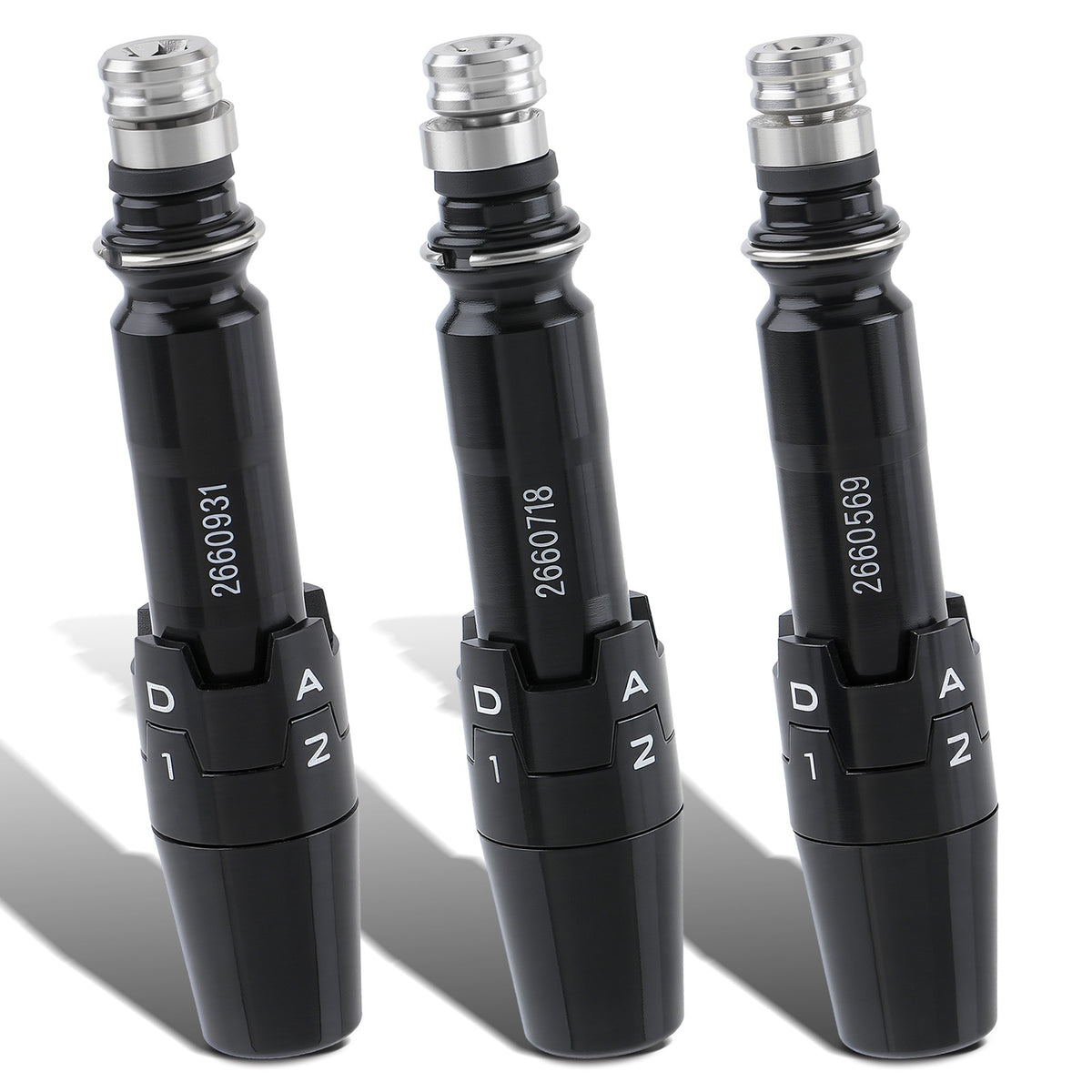 Golf Shaft Adapter Sleeve 3 Pack for Titleist TS2 TS3 TSi2 Driver - Black