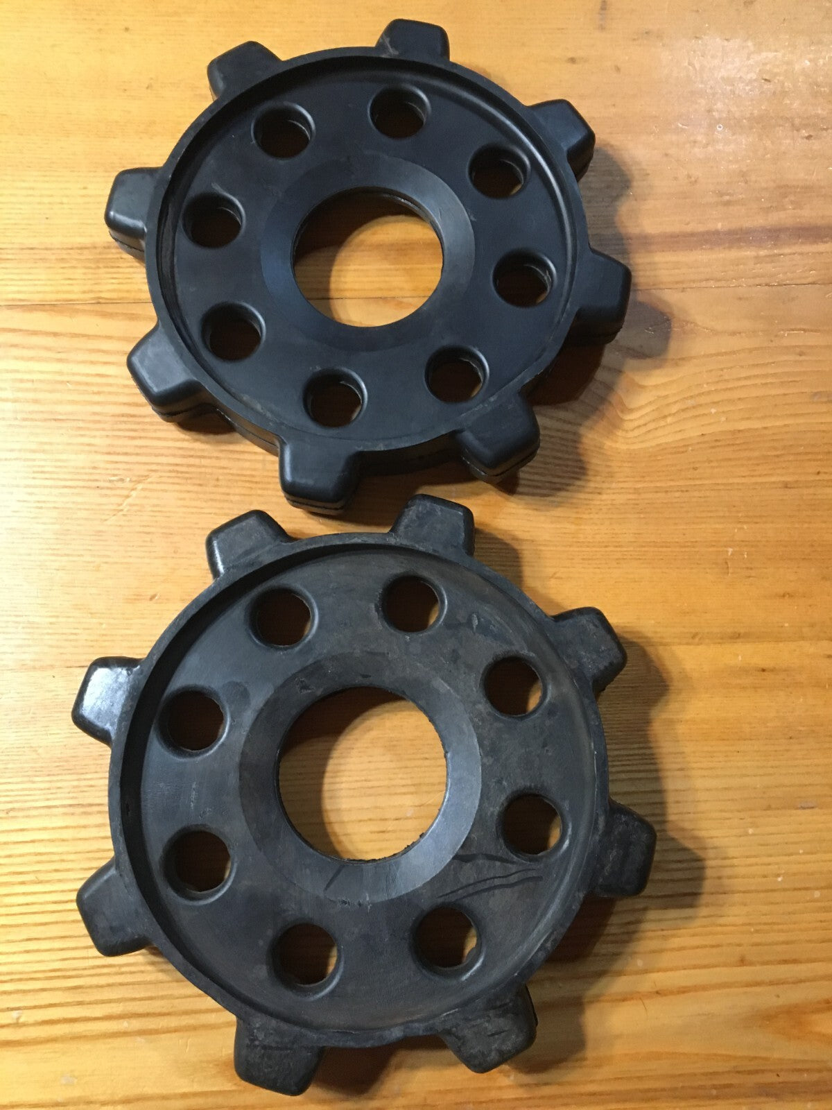 NOS Vintage Polaris Rubber Track Drivers for 69-73 Snowmobiles - Pair