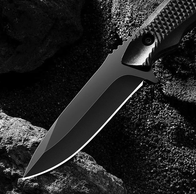 Outdoor Camping & Hunting Pocket Knife with Sheath - High Hardness Steel