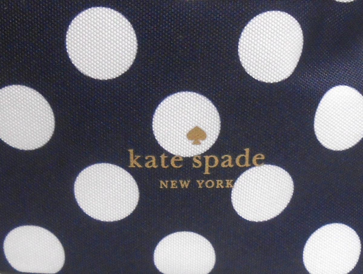 Insulated Cooler Backpack Navy with White Dots Large Soft Bag - Kate Spade