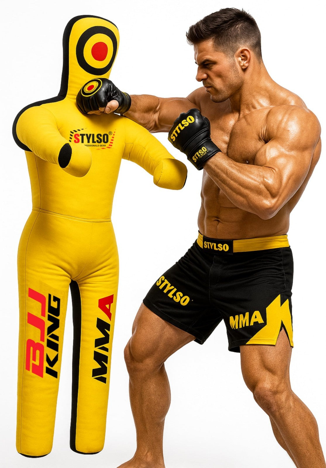 Unfilled Adult Grappling Dummy for MMA BJJ Wrestling & Judo Training