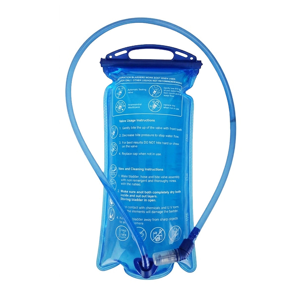 2L Hydration Pack Water Bladder - Leakproof Outdoor Drinking Reservoir