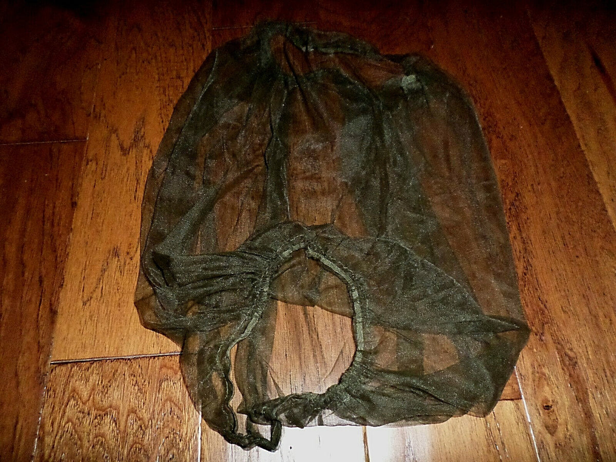 Military Vietnam Issue Jungle Hat Mosquito Net - OD Green, Fits Helmets & Boonie Hats