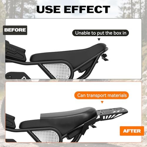 Heavy-Duty Rear Bike Rack for E-Bike - Compatible with Ridstar Q20 YVY