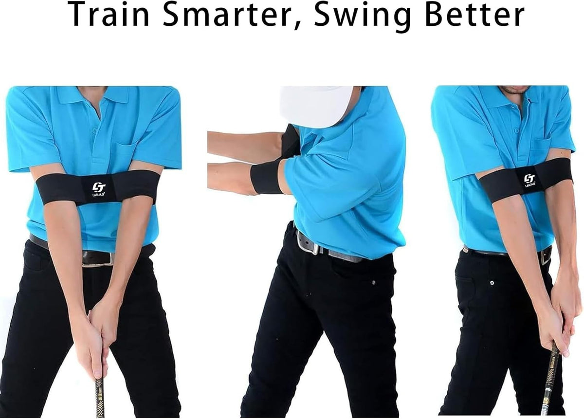 Golf Grip Training Kit with Arm Band for Hand Placement Improvement
