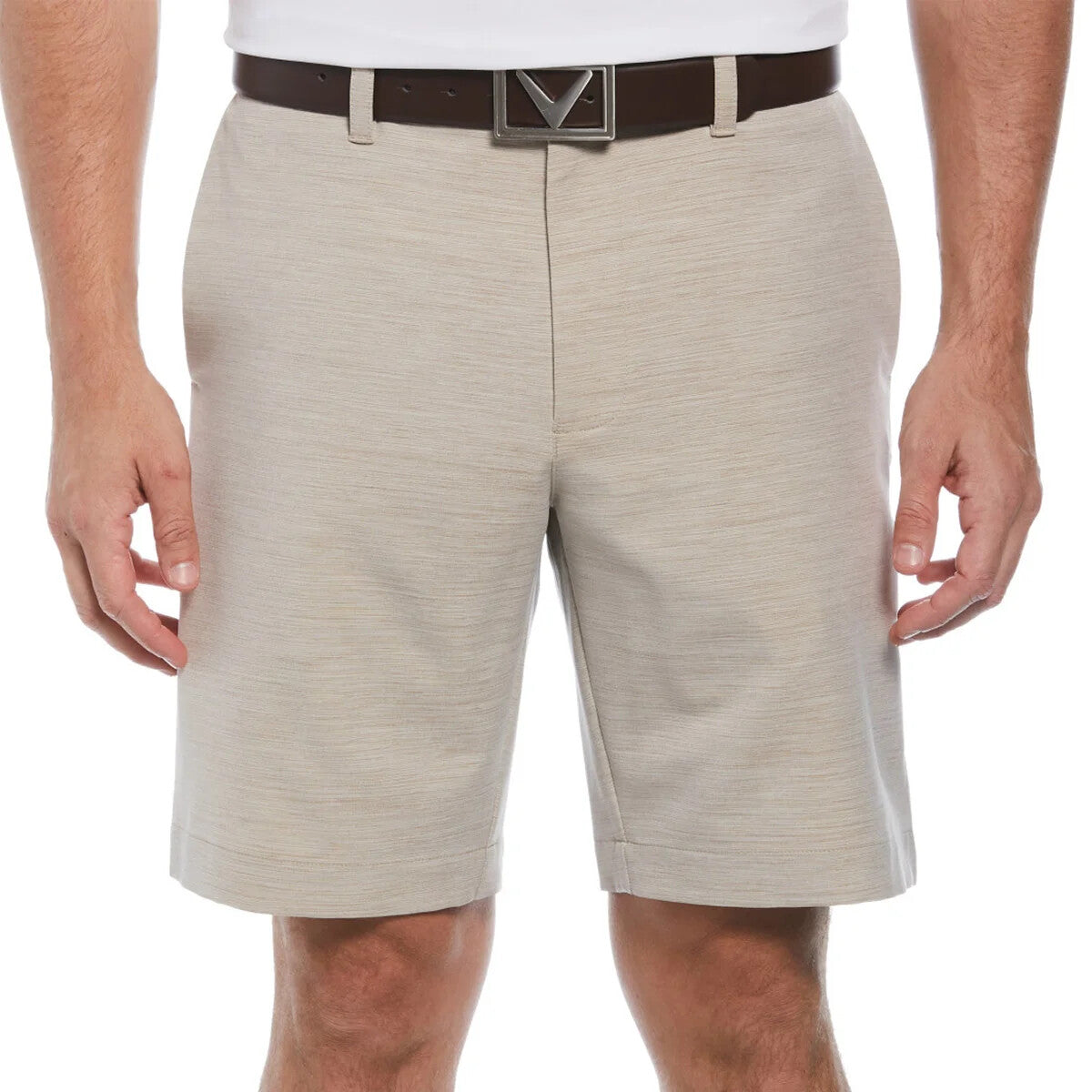 Men's Golf Shorts with Stretch Waistband Moisture-Wicking Fabric