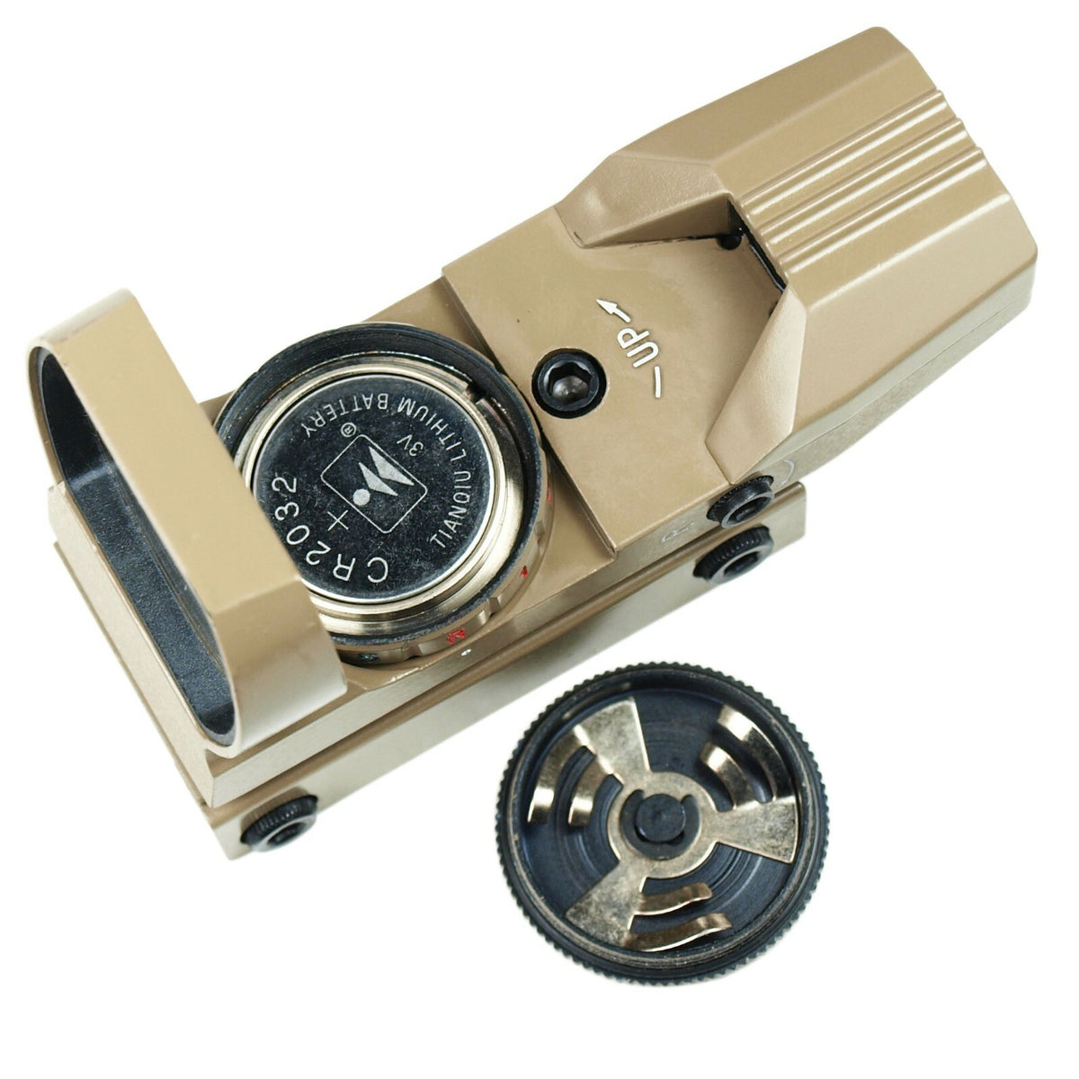 Tactical Holographic with Red/Green Dot & Rail Mount - Tan