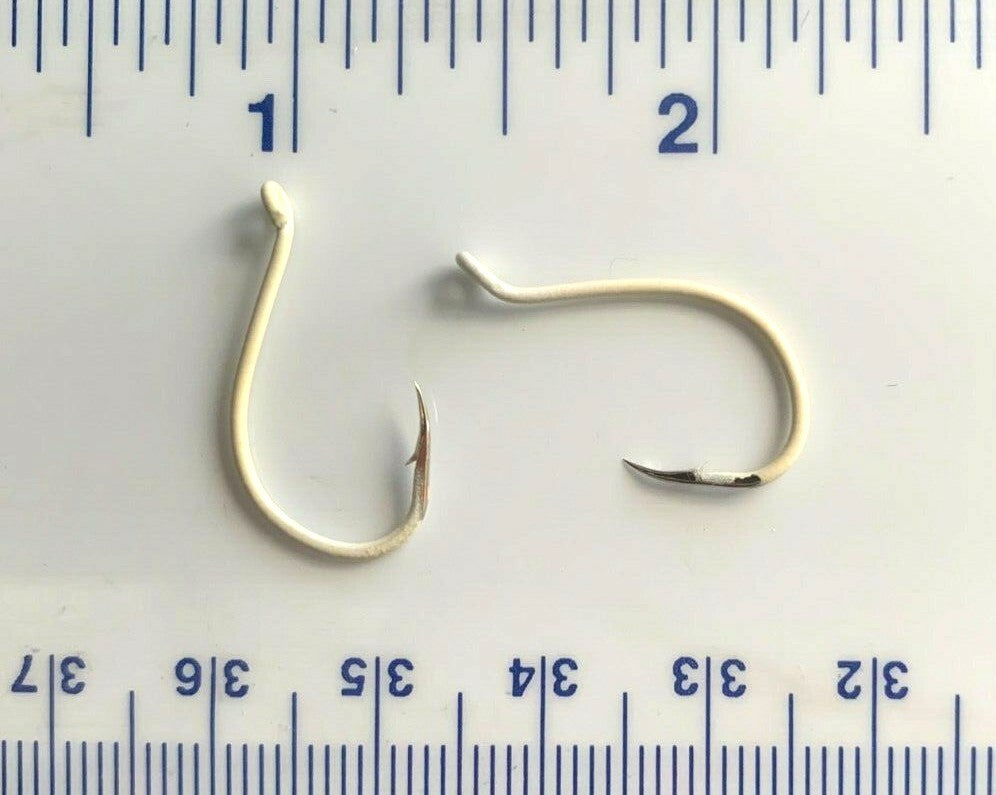 Glow in Dark Fishing Hooks Set - Octopus Style, Size 2, 100 Hooks