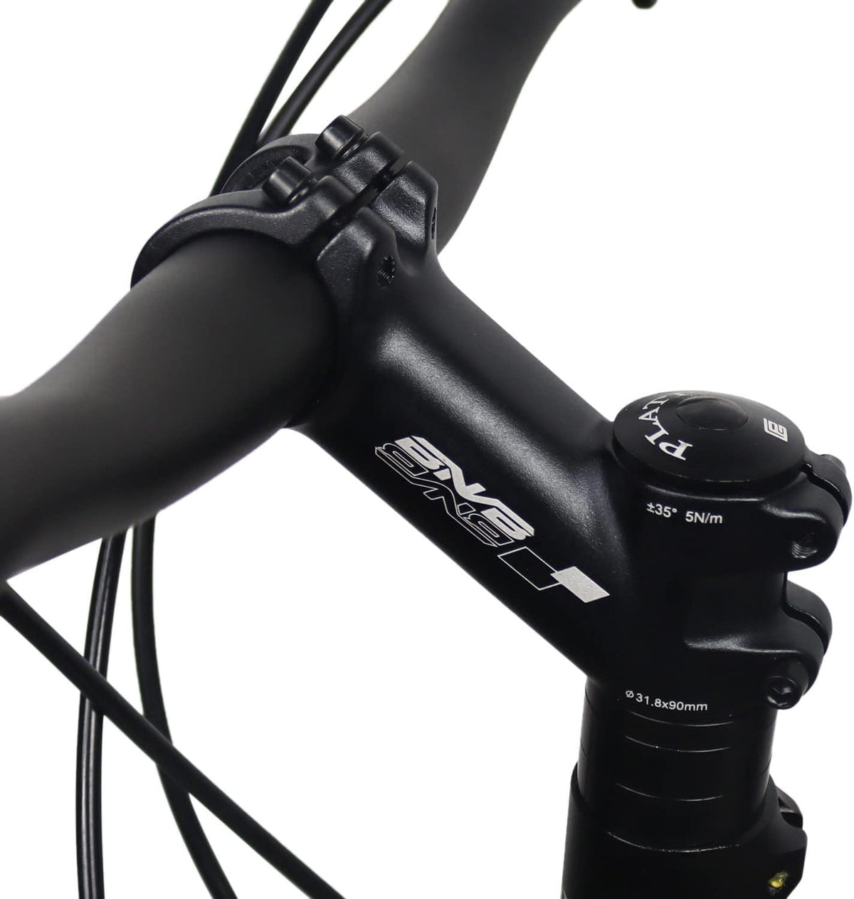Bike Stem 31.8mm Aluminum Handlebar Riser for MTB Mountain Road Bikes - 35 Degree