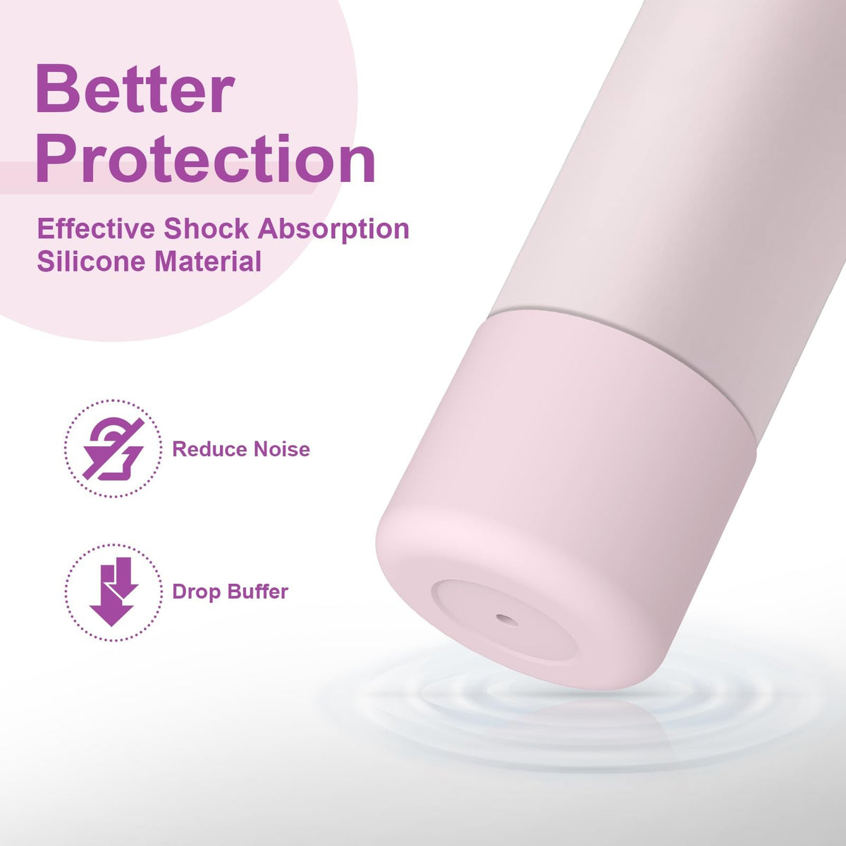 Silicone Water Bottle Boots 2 Pack for 32oz Owala Water Bottles - Anti-Slip Protective Sleeve