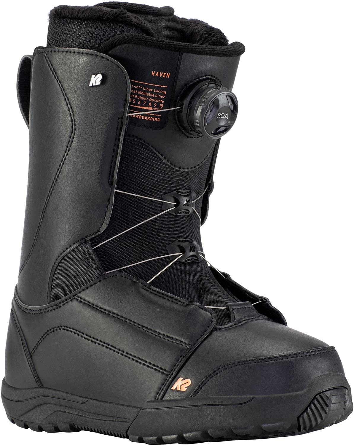 Women's Snowboard Boots 2022 Black US 9.5 All-Mountain Ski & Snowboard Footwear
