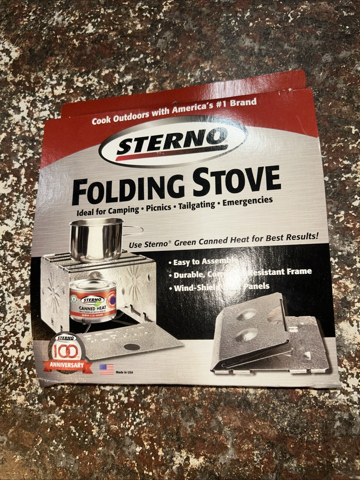 Folding Camping Stove - Portable Metal Outdoor Cooking Equipment