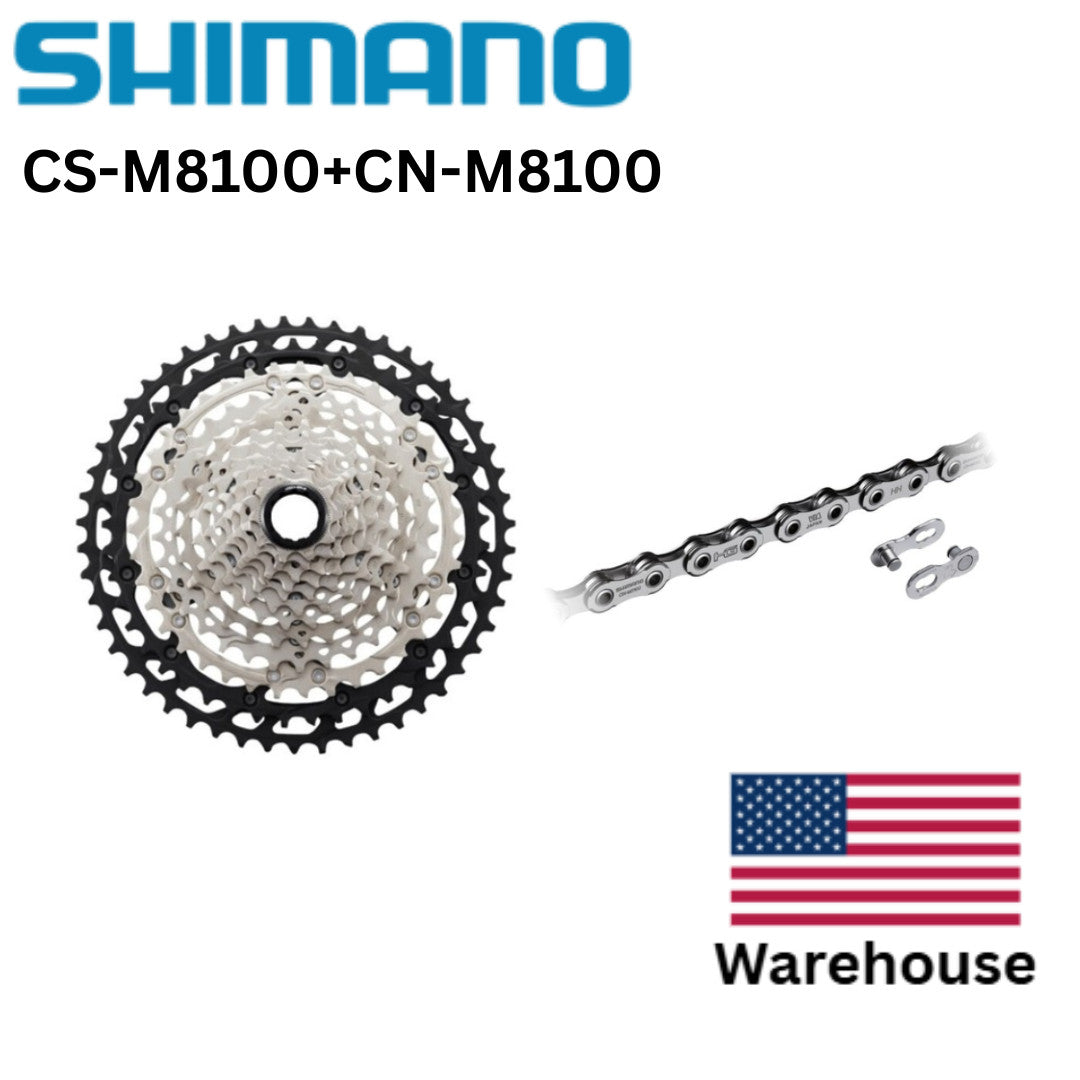 Shimano Deore XT 12-Speed Cassette 51T and Chain Set for Mountain Bike