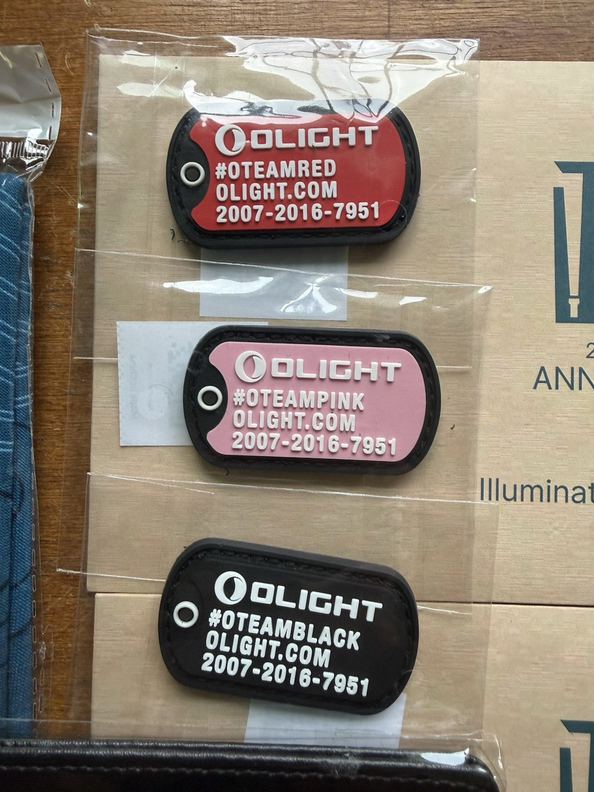 Keychain Pin Card Wallet Set with Stickers and Patches - EDC Accessories