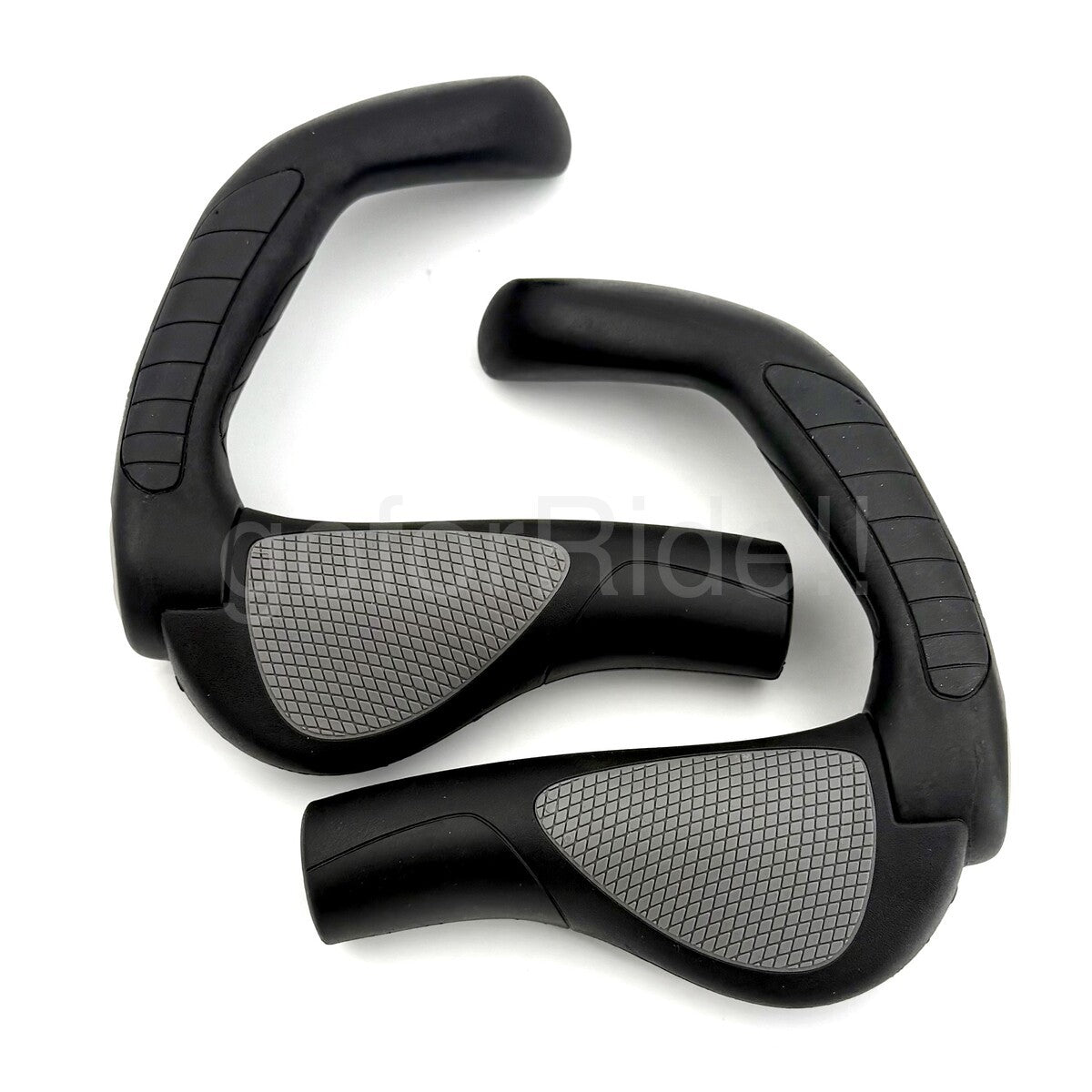 Ergon GP5 Large Lock-On Bike Grips for Touring & E-Bikes Black/Gray