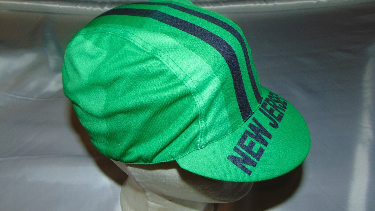 Cycling Cap for Pista Fixed Gear Biking - Jersey NJ Sublimated UV Protection