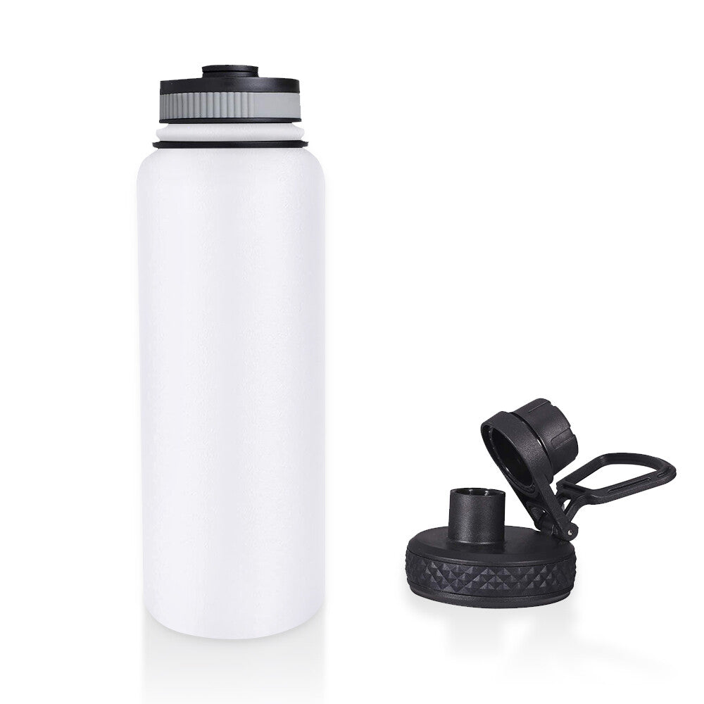 40oz Stainless Steel Vacuum Insulated Water Bottle with Wide Mouth & Leak-Proof Lid