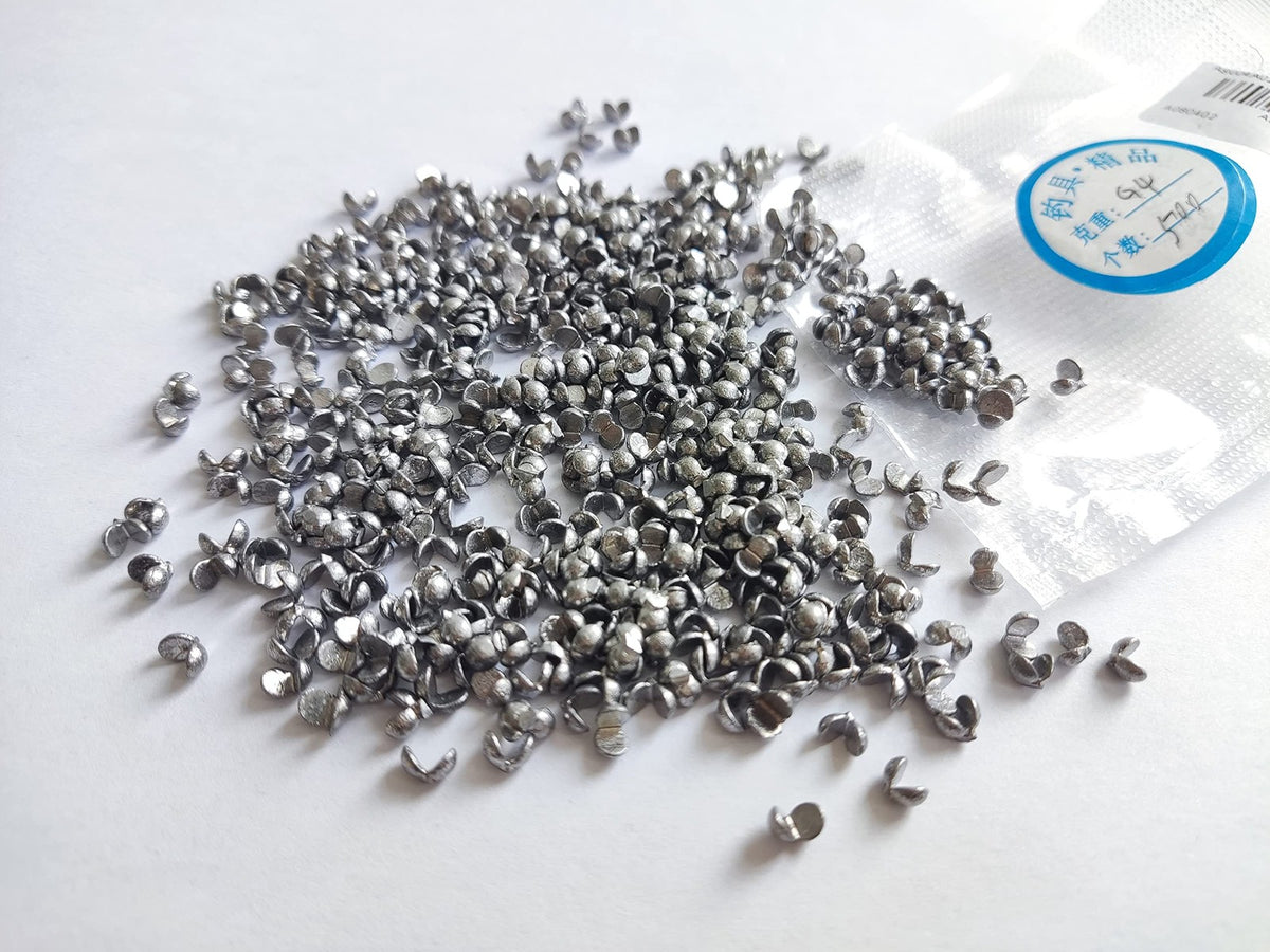 500 Pcs Removable Lead Sinking Fishing Sinkers Weights Tackle Set