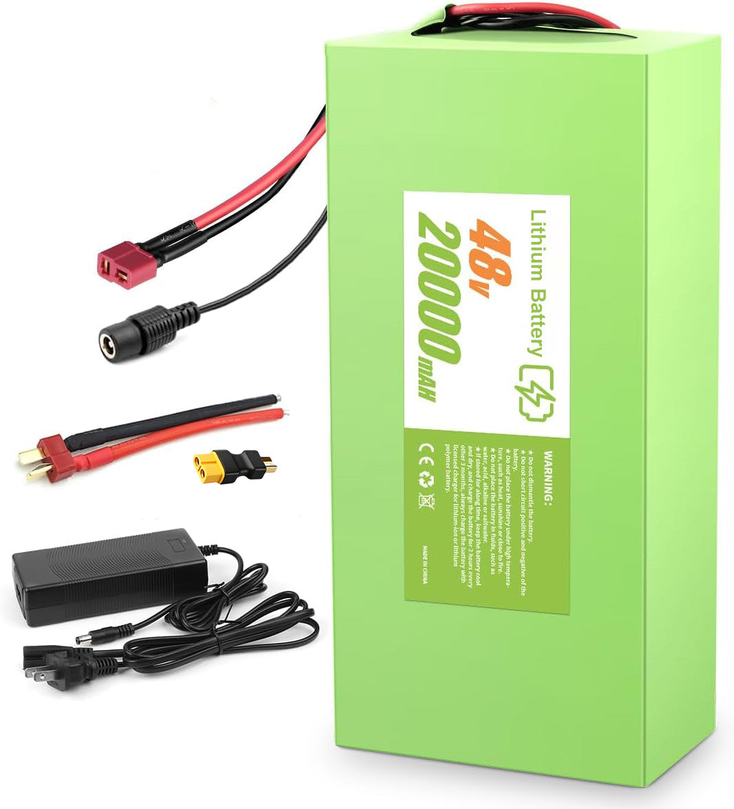 Electric Bicycle Battery Pack 36V 48V 52V 10Ah-30Ah for E-Bikes UL Certified