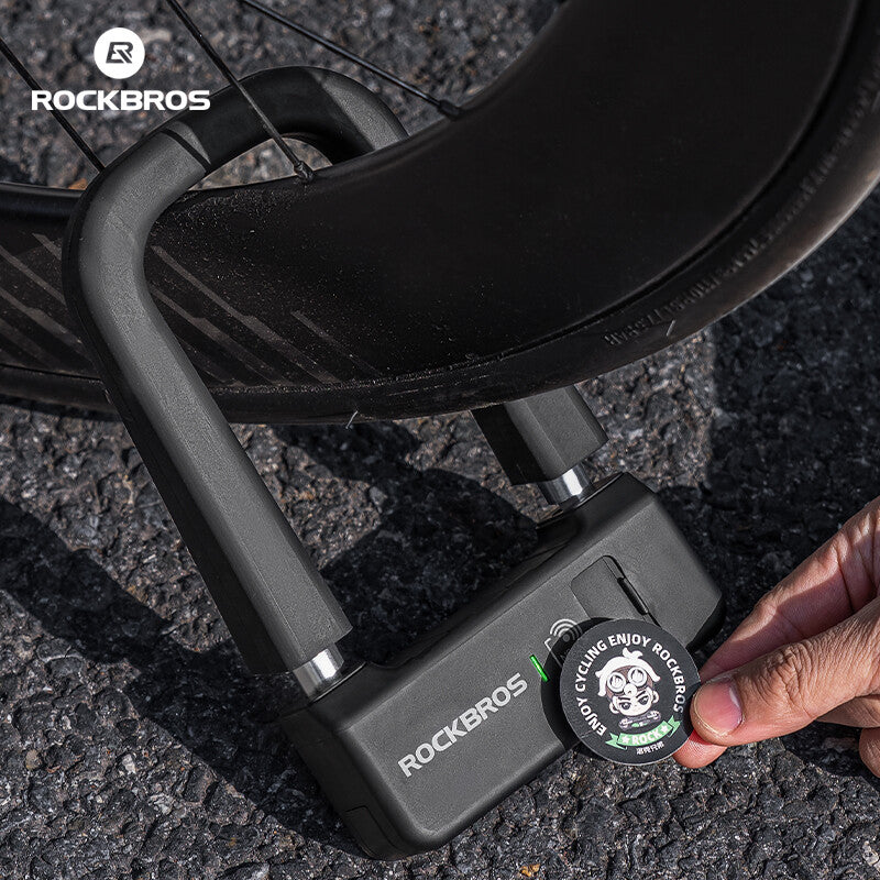 Smart NFC Bike Lock U-Shaped Anti-Theft Bicycle & Motorcycle Lock