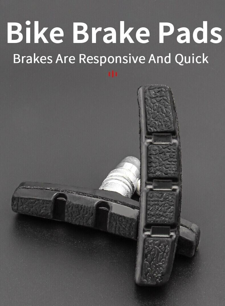 5 Pairs High-Grade Bicycle V Brake Pads 70mm Shoes for MTB Road & City Bikes
