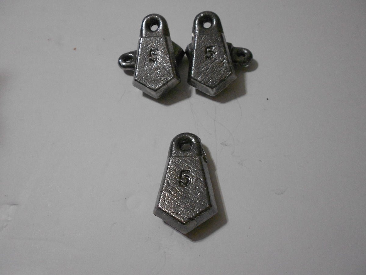 50 OZ Handmade Flat Bank Sinkers for Fishing Tackle