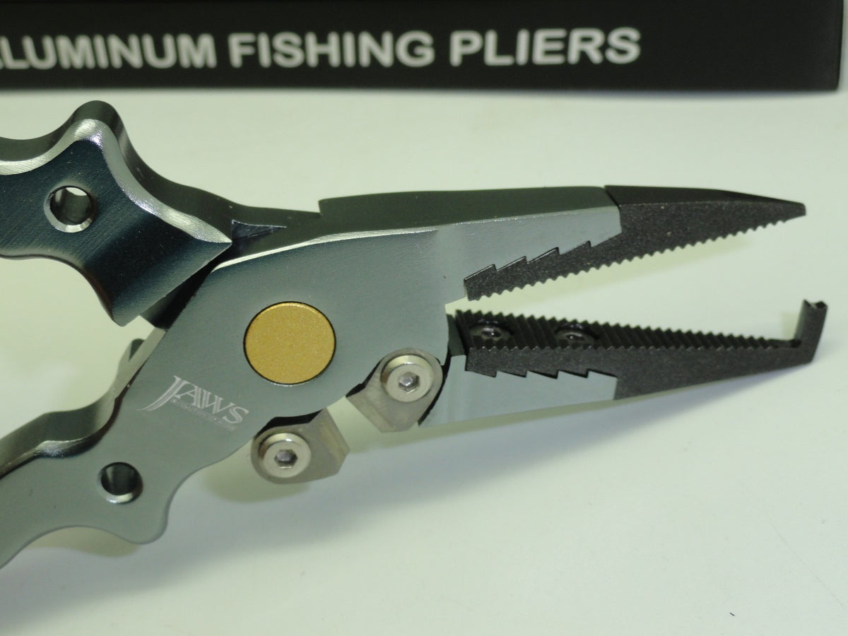 Fishing Split Ring Pliers Titanium Jaw Aluminum Body 6-5/8"