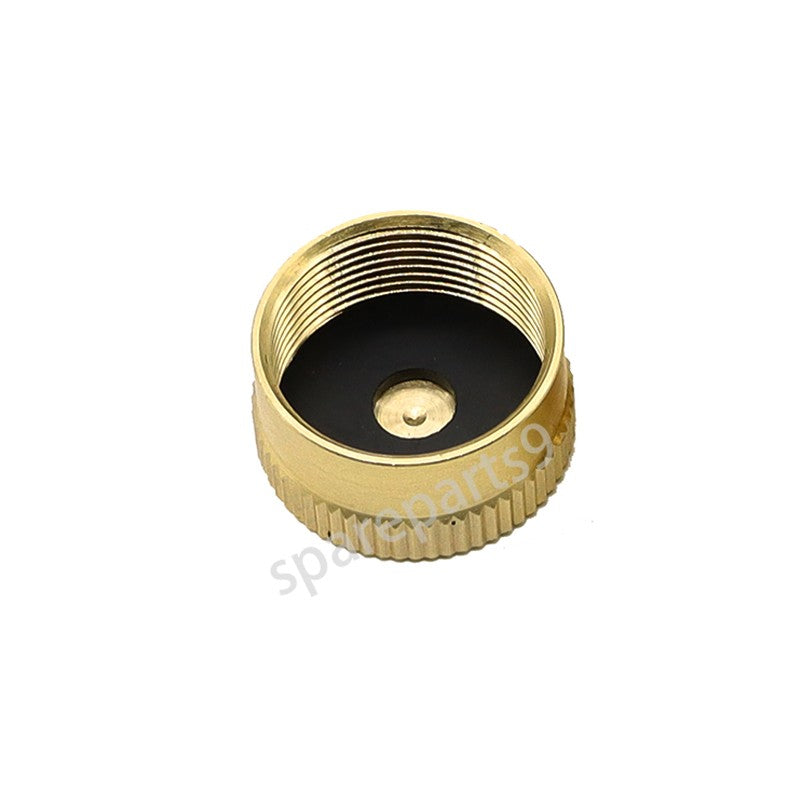 6 Pack Brass Propane Bottle Caps for Refill 1 lb Gas Tanks Seal & Protect