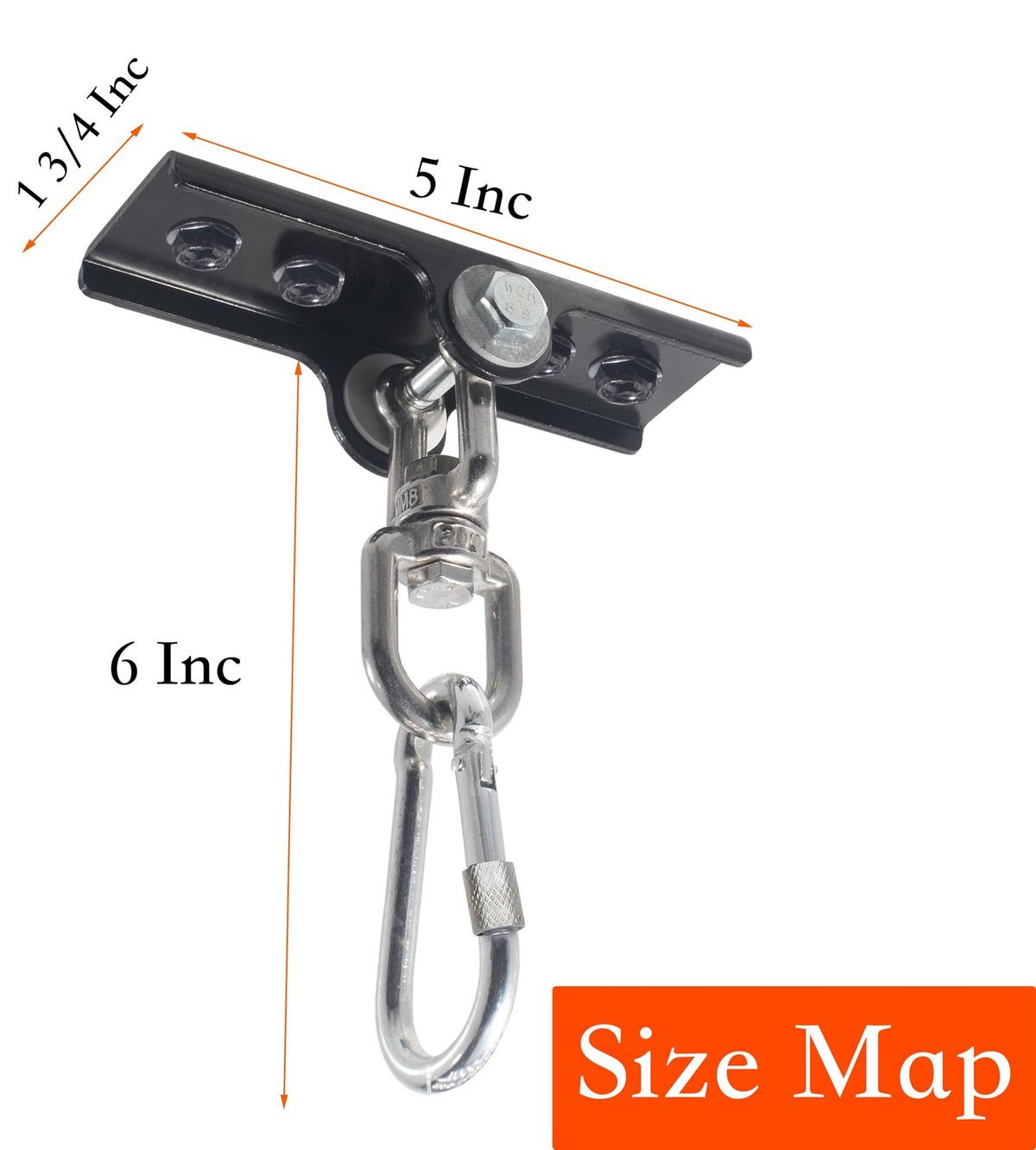 Heavy Duty Punching Bag Hanger Ceiling Mount Reinforced Steel Support 300 Lbs
