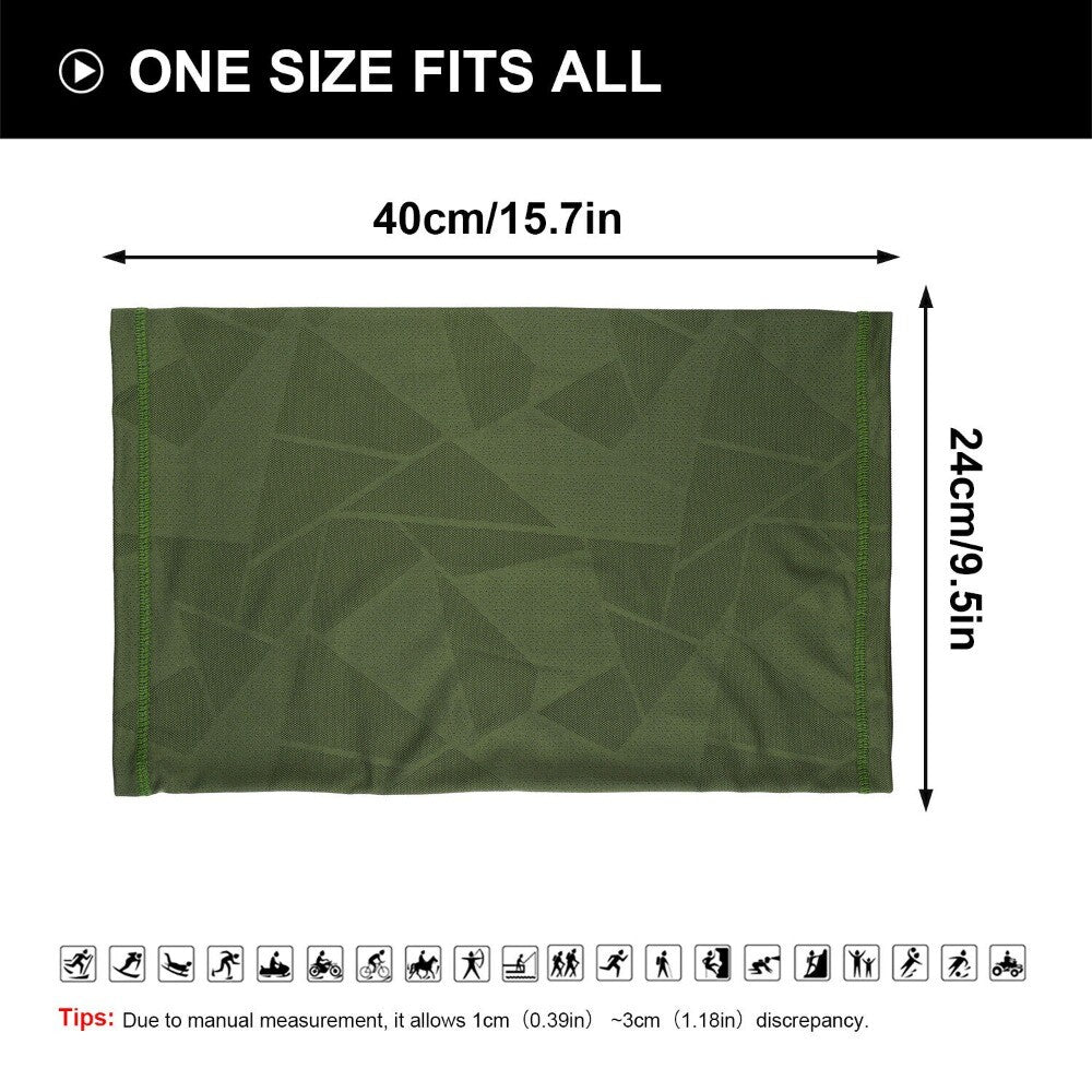 Breathable UV Protection Neck Gaiter Face Mask Scarf - Quick Dry & Multi-Functional