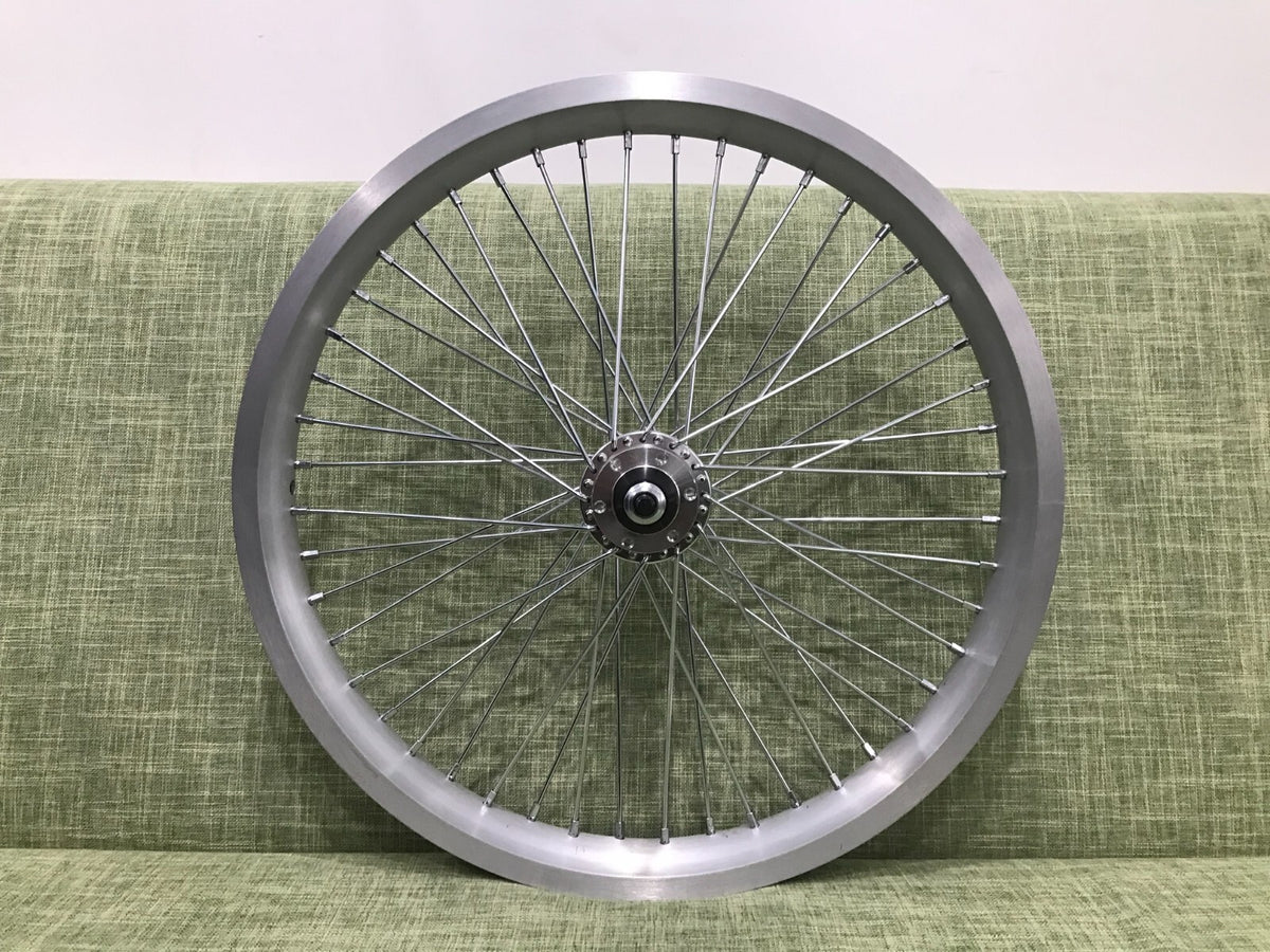 26 Inch Bicycle Rear Wheel Rim 48 Spokes Aluminum Alloy 12G for 26x2.35-3.5 Tires