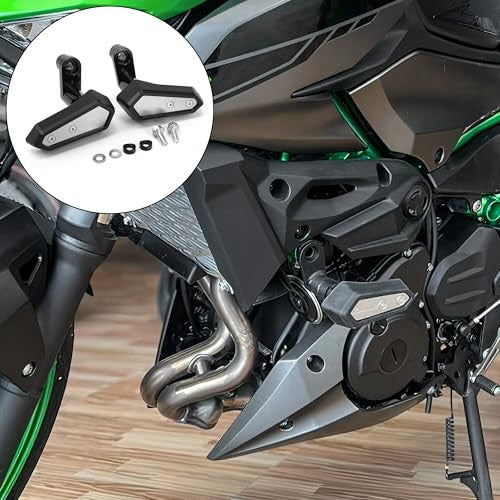 Motorcycle Frame Sliders for Kawasaki Ninja Z500 & Eliminator 500 2024-2026 - Crash Protection Guards